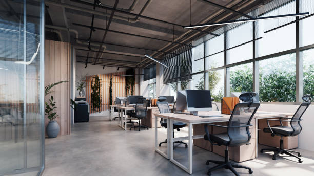 Ergonomic office chair with adjustable lumbar support in modern Qatar office